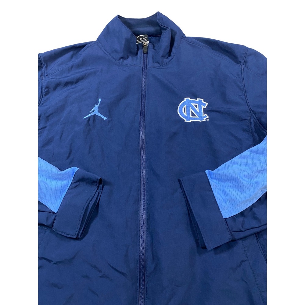 Jordan UNC Tar Heels Dri-FIT Elite Full Zip Track‎ Jacket Navy Blue Mens Medium